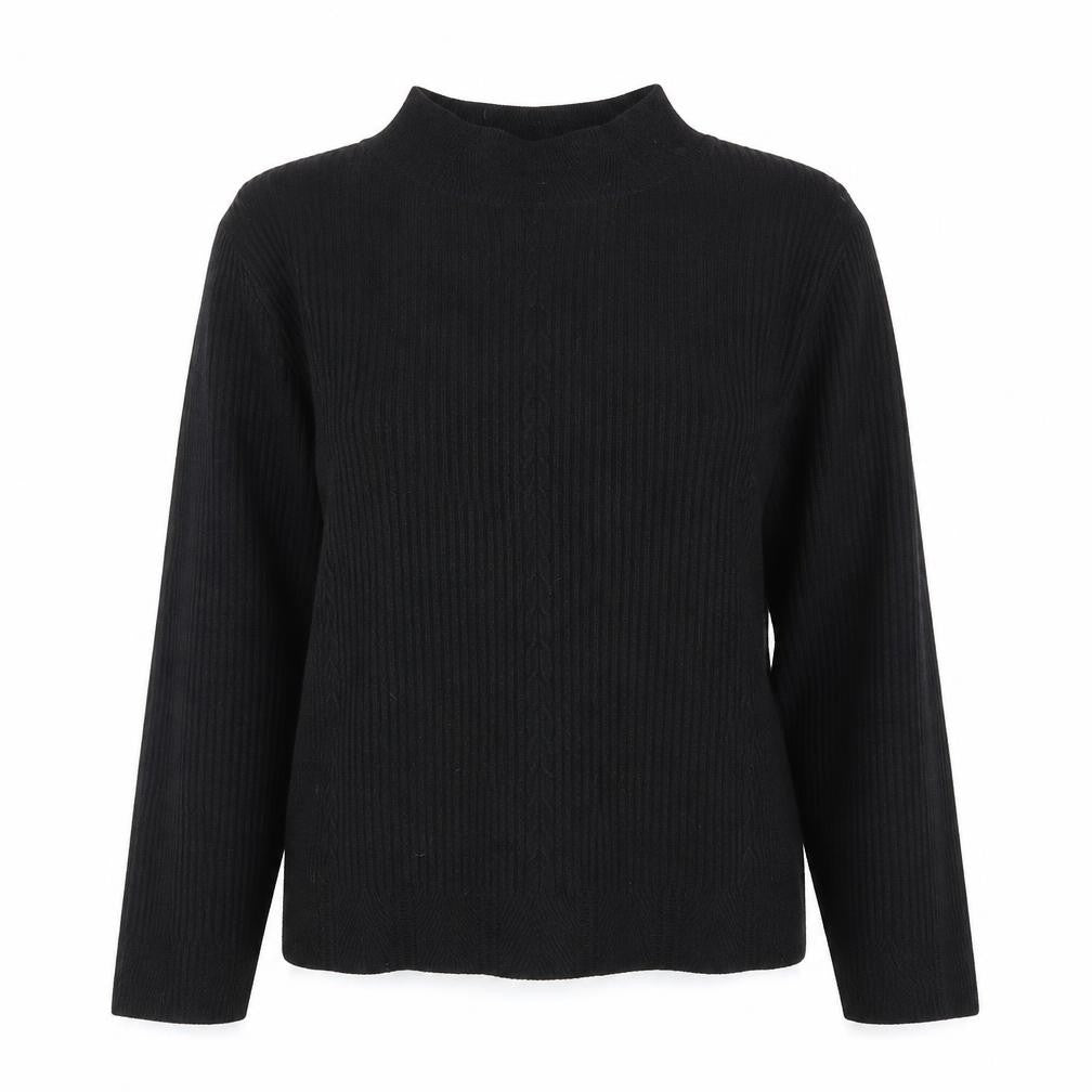 Front view of Tu women’s black basic blouse, size UK 10