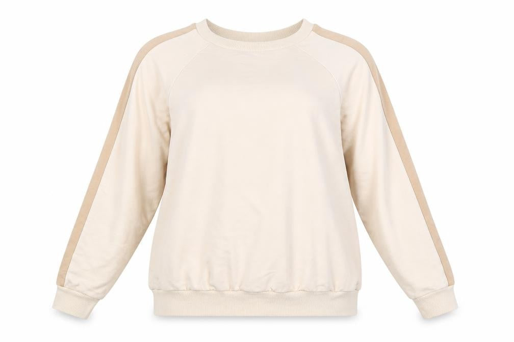 Front view of Capsule women’s pink jumper, size UK 16