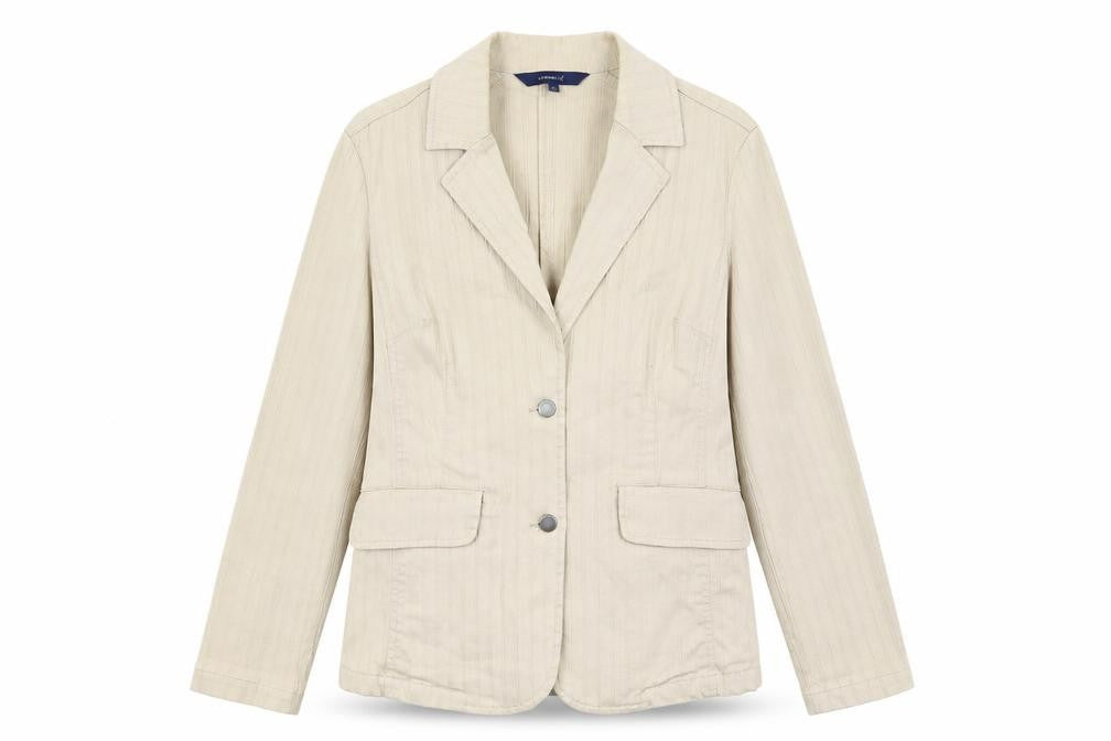 Casual Club Womens Beige   Jacket Blazer Size 12