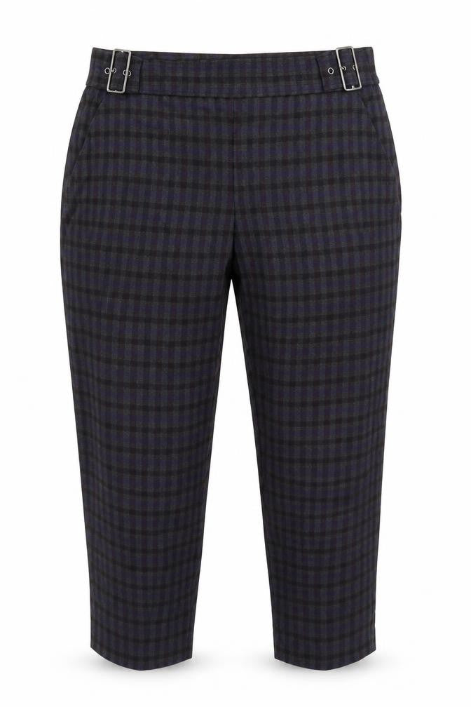 Dorothy Perkins Womens Multicoloured Check  Capri Trousers Size 10 L22 in