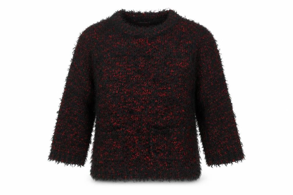 Front view of F&F girls’ brown jumper, size 6-7, years