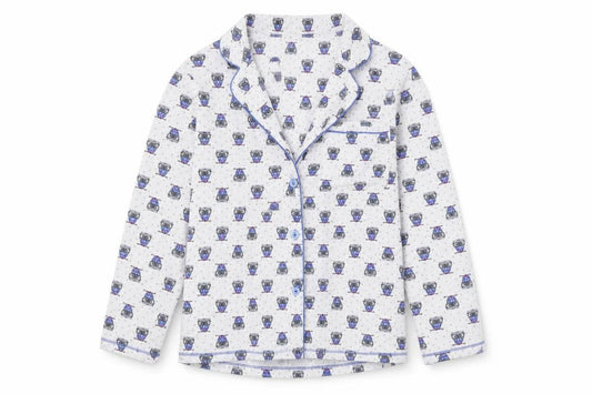 Front view of planet women’s white basic button-up, size S