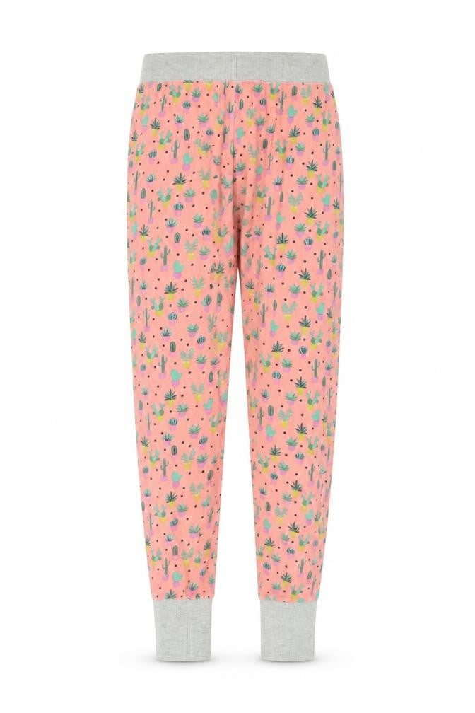 Front view of Primark women’s pink trousers, size M, 25-inch leg