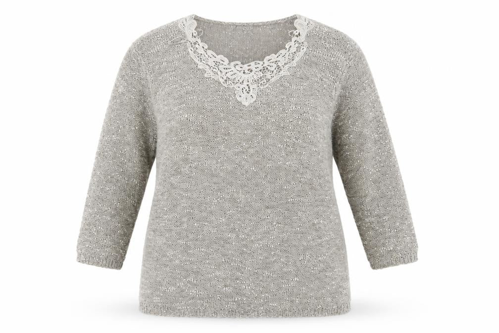 Front view of Bonmarché women’s gold jumper, size L