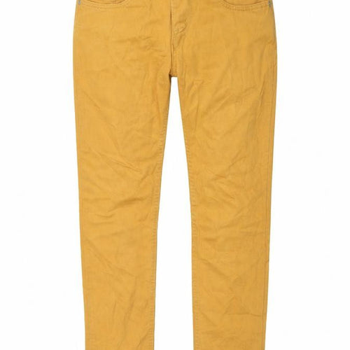Carg Jeans Womens Yellow  Denim Skinny Jeans Size 30 in L32 in - Mustard