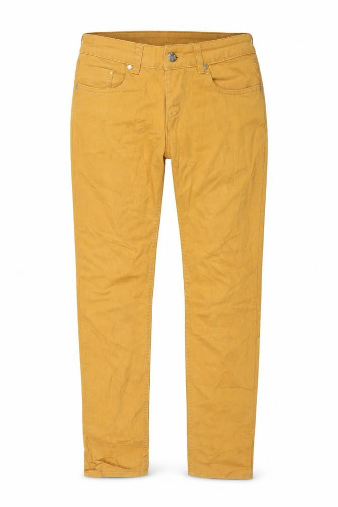 Carg Jeans Womens Yellow  Denim Skinny Jeans Size 30 in L32 in - Mustard