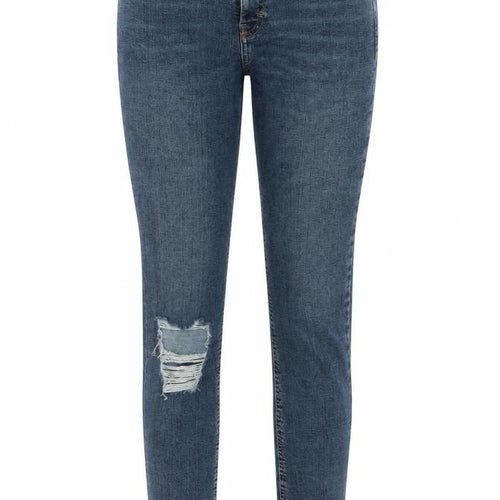 Topshop Womens Blue  Denim Skinny Jeans Size 28 in L30 in
