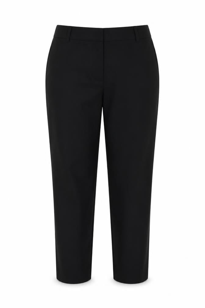 Front view of Atmosphere women’s black trousers, size UK 10, 29-inch leg
