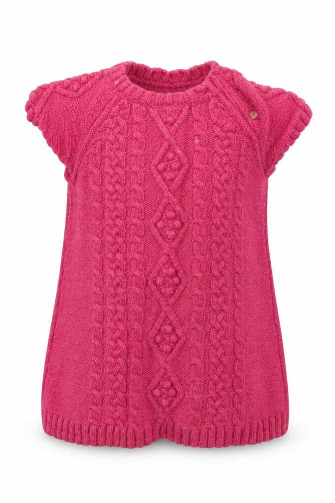 H&M Girls Pink  Knit Pullover Jumper Size 9-12 Months