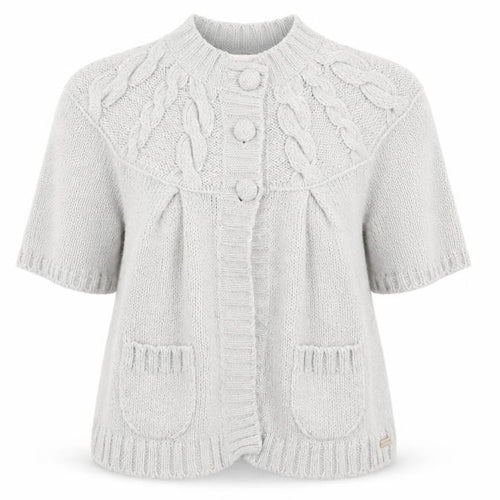 Chilli Pepper Womens Grey   Cardigan Jumper Size L