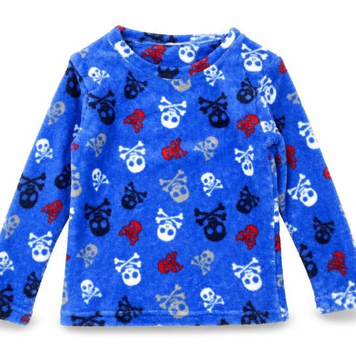 CHILL OUT Boys Blue Geometric   Pyjama Set Size 10-11 Years