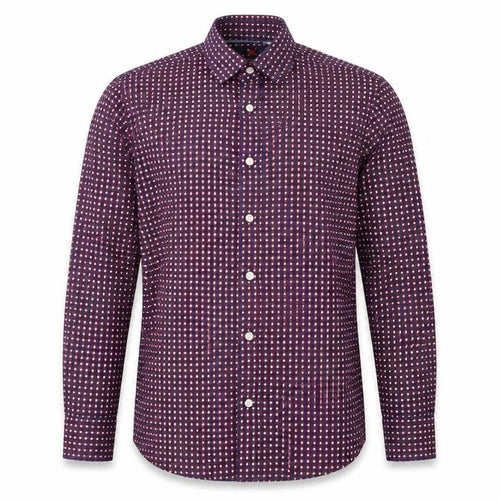 Preworn Mens Blue Polka Dot   Dress Shirt Size S