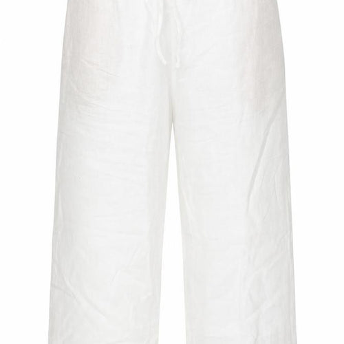 Vivid Womens White   Cropped Trousers Size XS L24 in