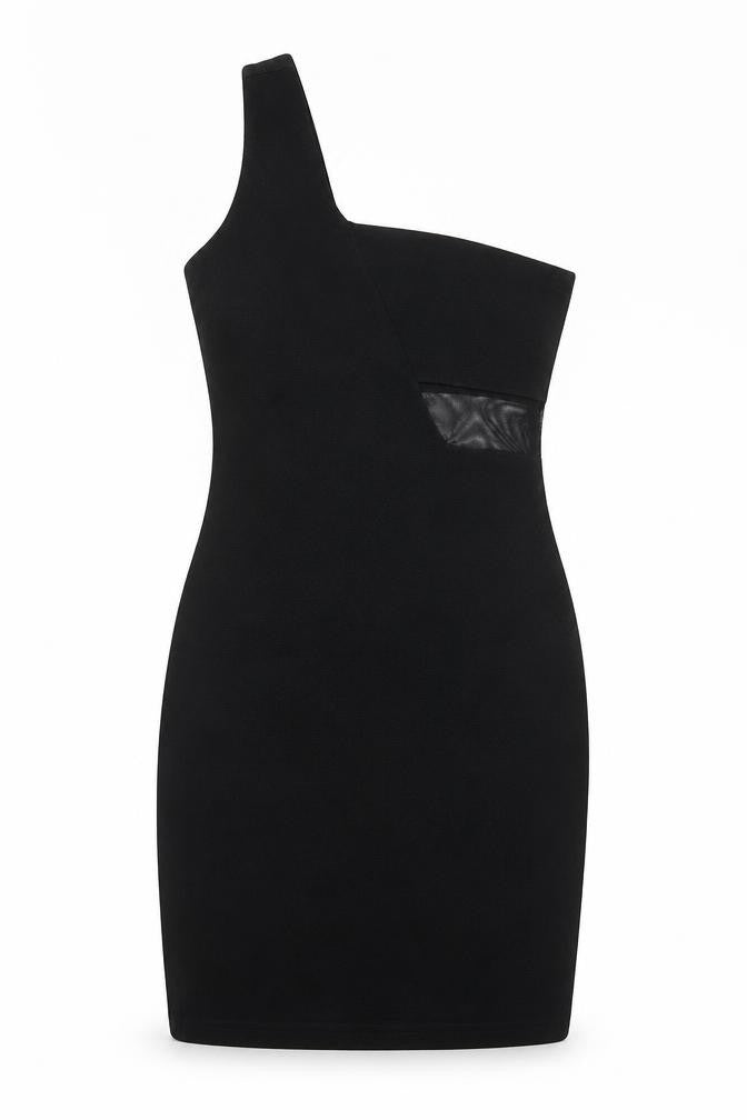 Front view of MRP women’s black bodycon, size S