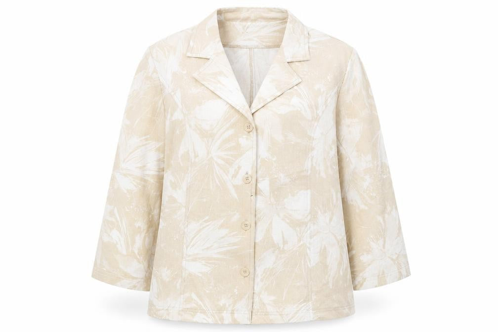 Mandy Marsh Womens Beige   Jacket Blazer Size 14