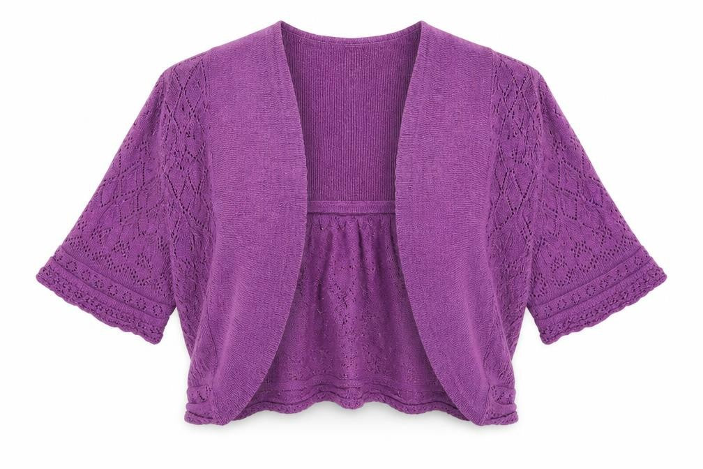 New Look Womens Purple   Cardigan Jumper Size 12