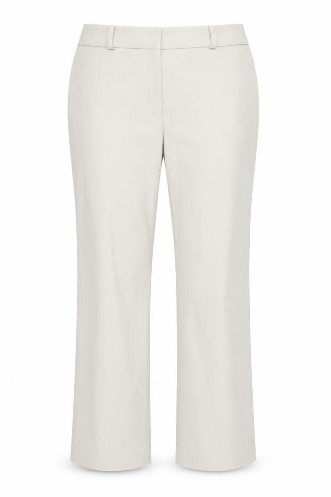 AMARANTO Womens Beige Striped  Trousers  Size 14 L29 in