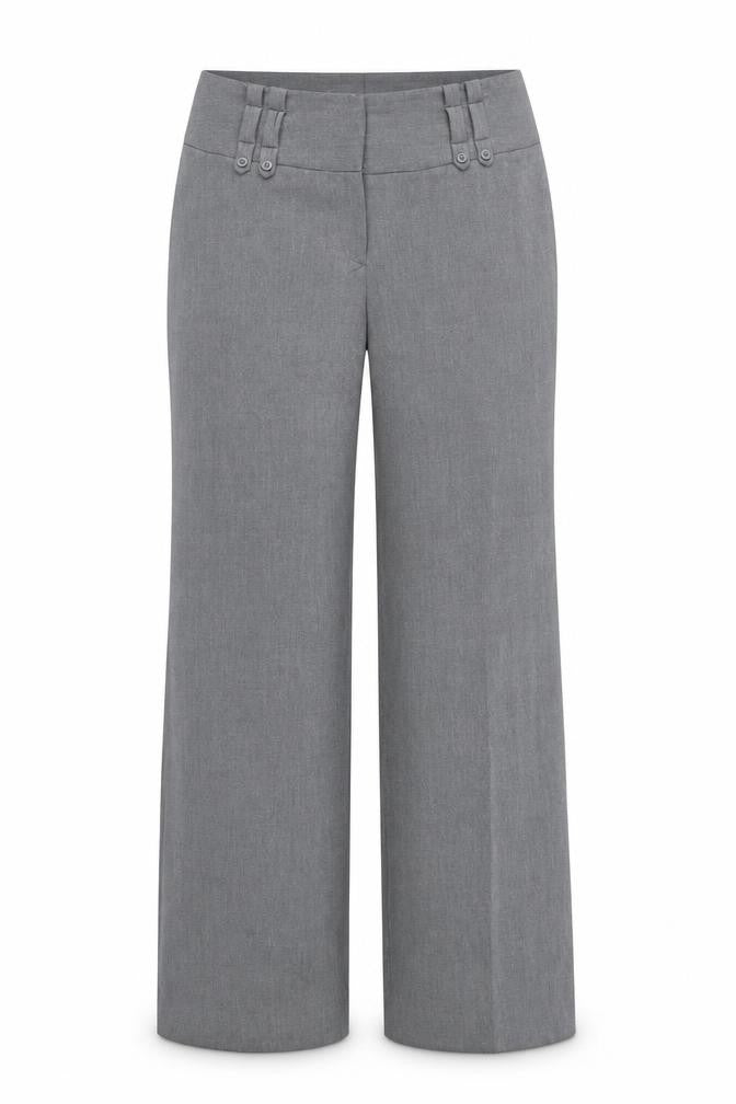 Epilogue Womens Grey  Rayon Trousers  Size 12 L31 in