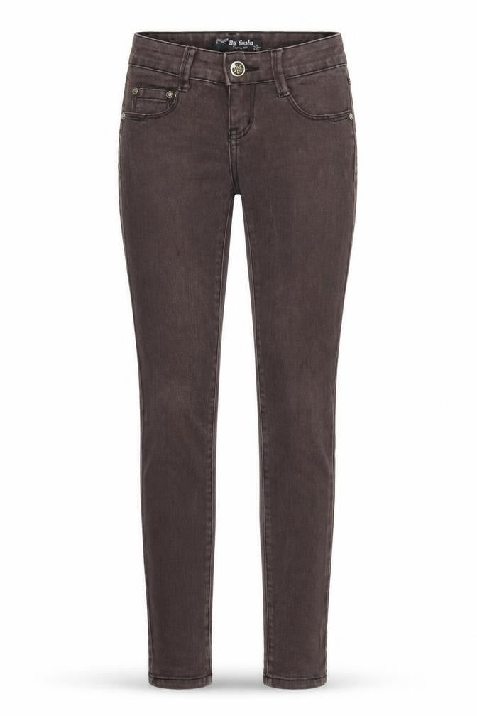 By Sasha Womens Brown  Denim Skinny Jeans Size XS L30 in