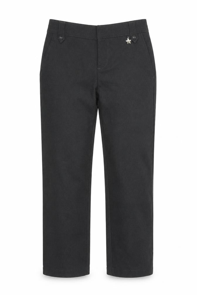 F&F Girls Grey   Chino Trousers Size 6-7 Years