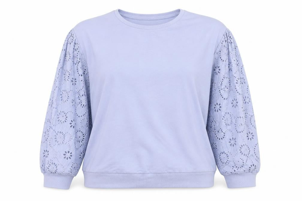 Front view of Primark women’s blue jumper, size XL