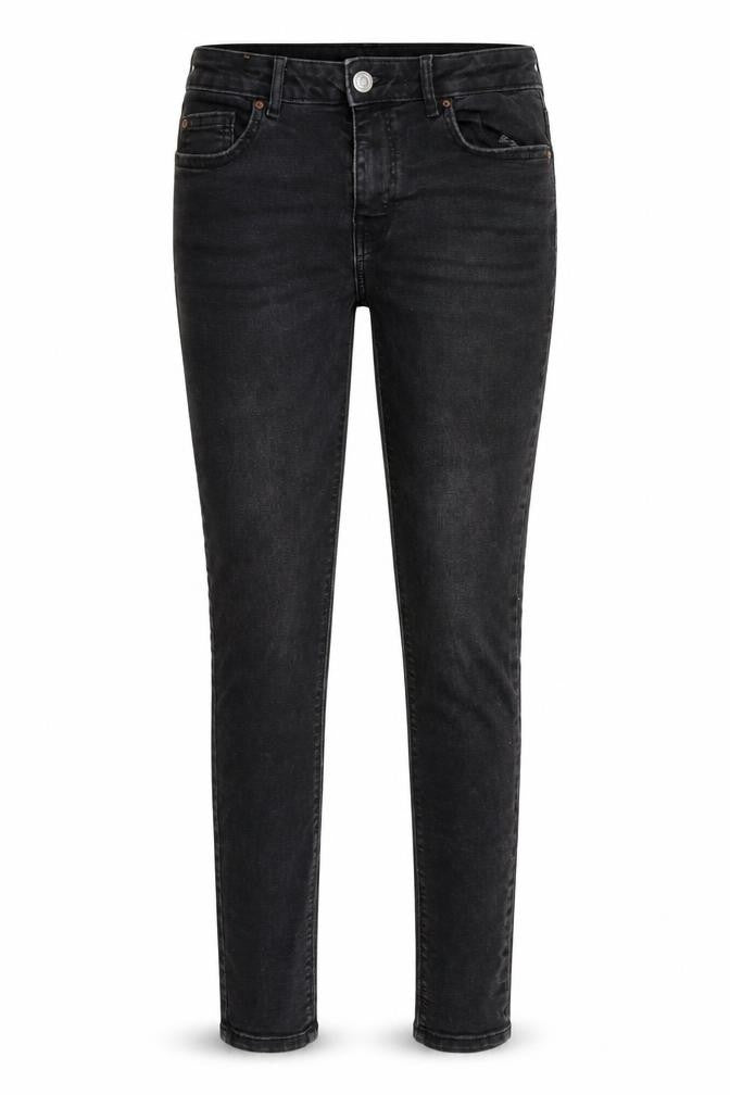 Denim & Co. Womens Black   Straight Jeans Size 12 L25 in
