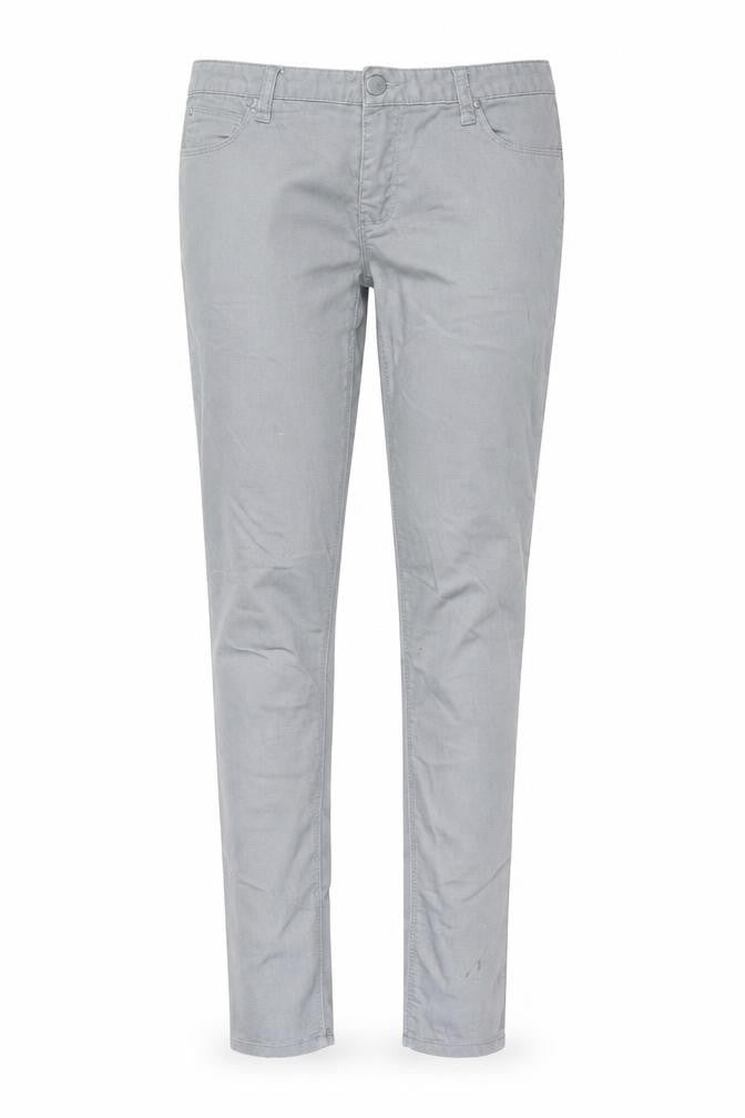 Denim & Co. Womens Grey   Trousers  Size 12 L31 in