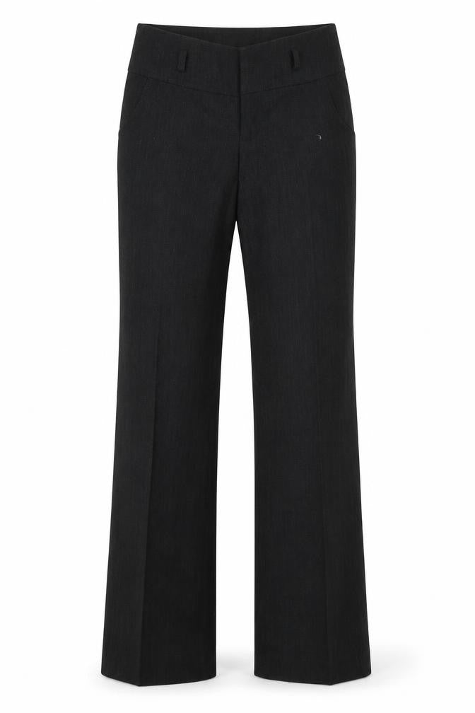 Front view of RESERVED women’s grey trousers, size UK 32, 32-inch leg