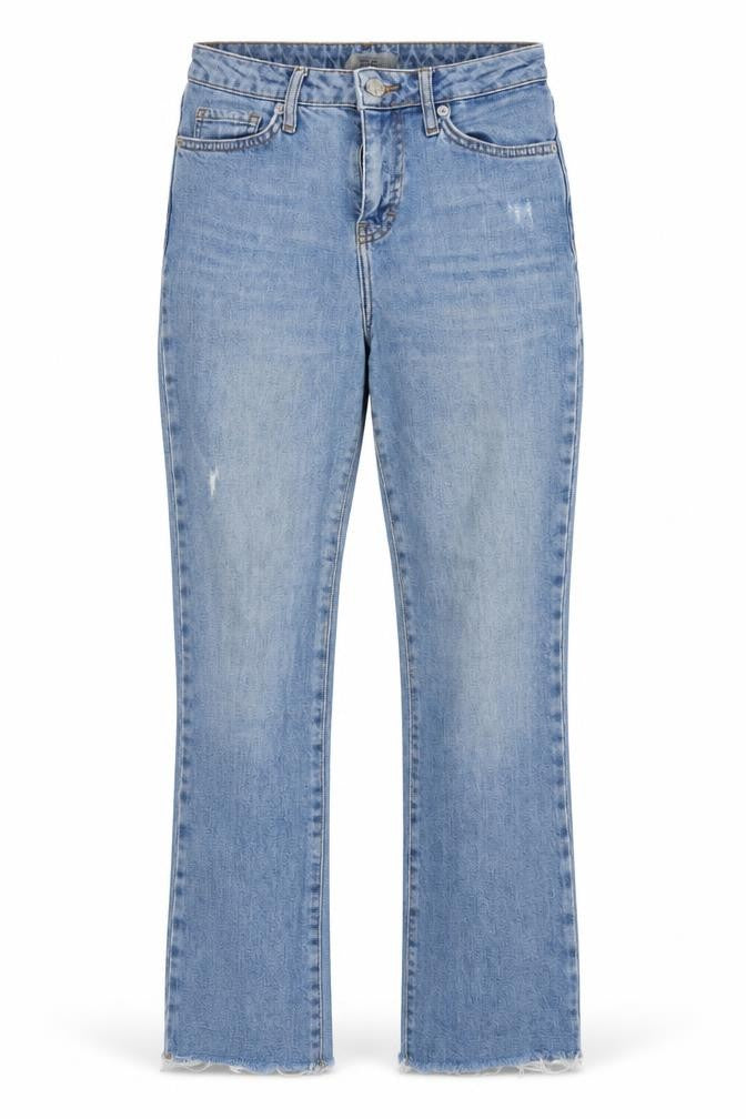 Topshop Womens Blue   Straight Jeans Size 25 L32 in