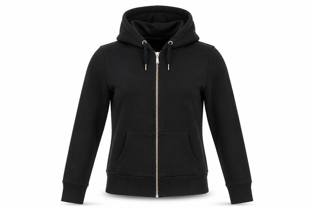 Front view of Primark women’s black jacket, size UK 8