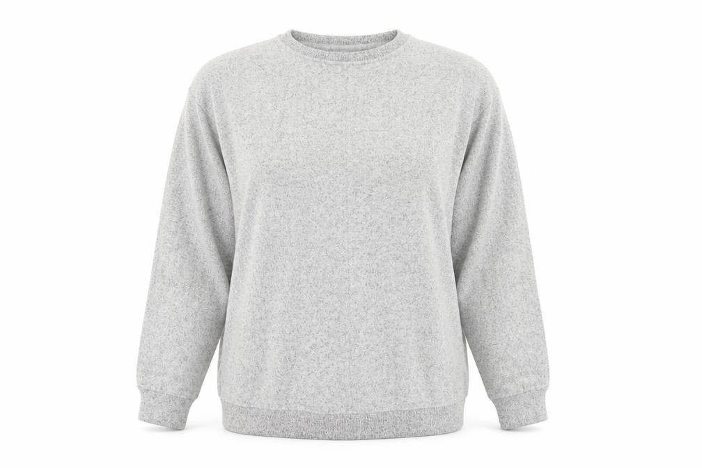 Front view of Next women’s grey jumper, size UK 14