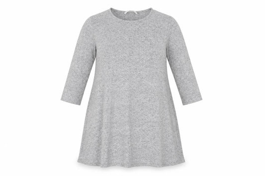 Front view of Tu women’s grey a-line, size UK 10