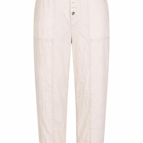Preworn Womens Pink   Jogger Trousers Size 8 L25.5 in - Cropped peach in colour