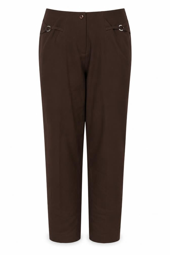 liqua Womens Brown   Trousers  Size 16 L29 in