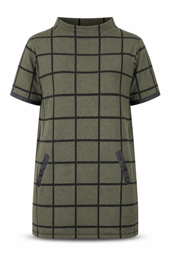 Select Womens Brown Plaid  Pullover Jumper Size 14