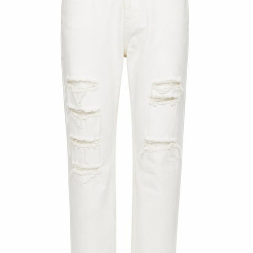 DENIM CO Womens White   Straight Jeans Size 12 L29 in