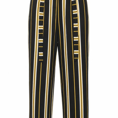 SOAKED  Womens Multicoloured Striped  Carrot Trousers Size S L28 in