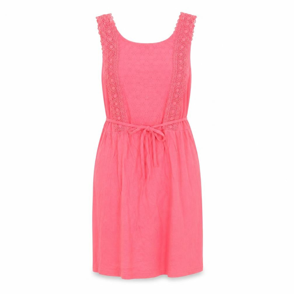 Front view of Atmosphere women’s pink a-line, size UK 10