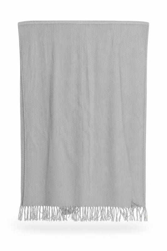 Front view of Preworn women’s grey shawl/wrap