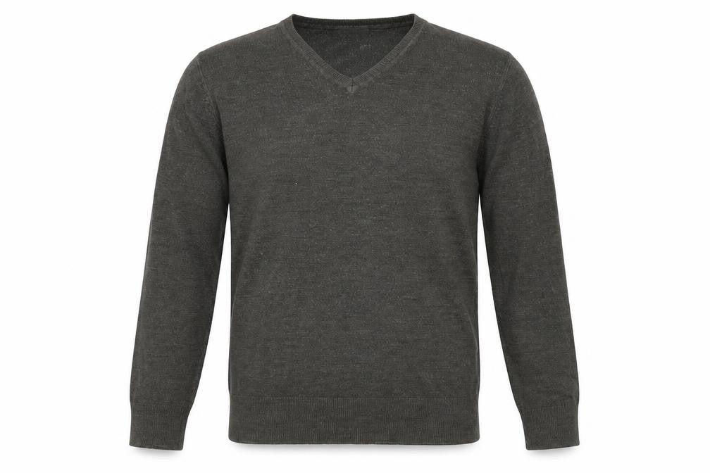 Front view of George men’s green jumper, size S