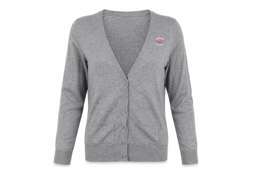 Hollistwr Womens Grey   Cardigan Jumper Size L