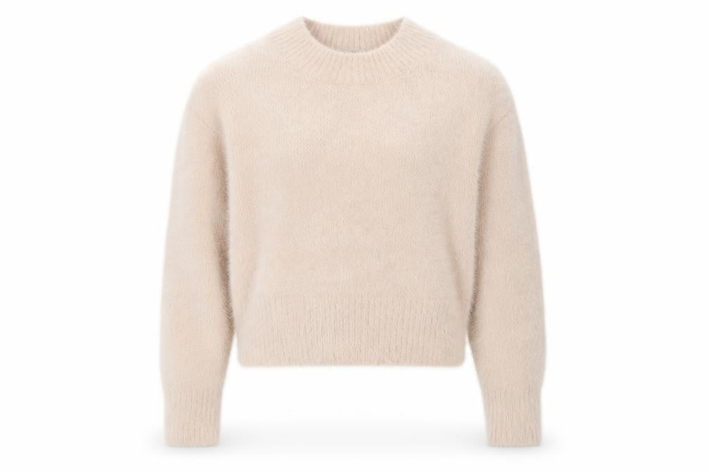 Front view of New Look girls’ beige jumper, size 10-11, years