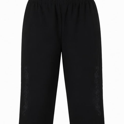 Preworn Womens Black   Cropped Trousers Size M L20 in