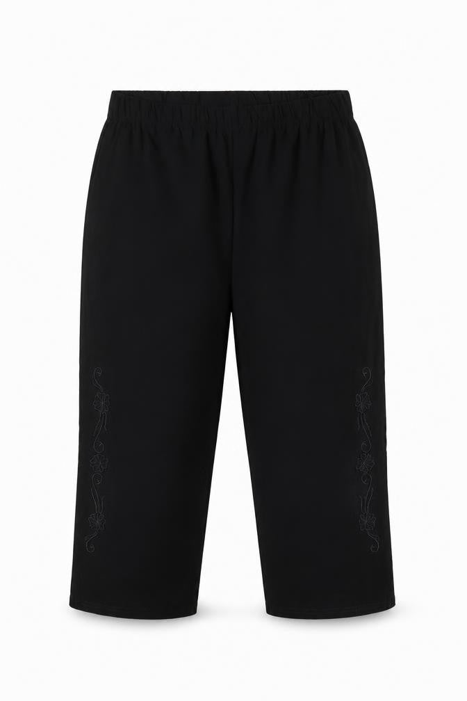 Preworn Womens Black   Cropped Trousers Size M L20 in