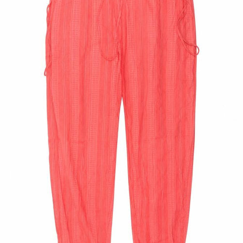 Soaked in Luxury Womens Pink   Trousers  Size XS L30 in - Coral