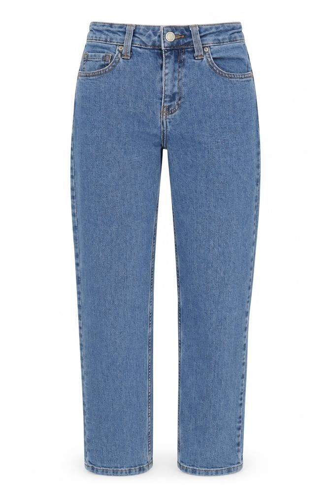 Bershka Womens Blue  Denim Straight Jeans Size 4 L24 in