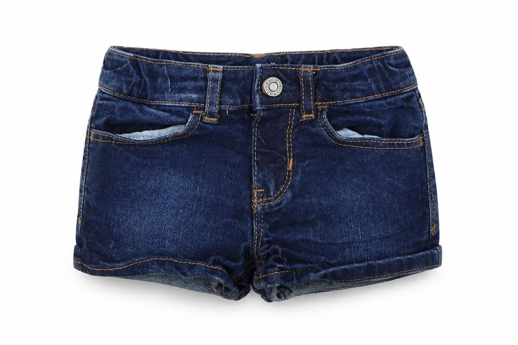 Gap Girls Blue  Denim Mom Shorts Size 5 Years