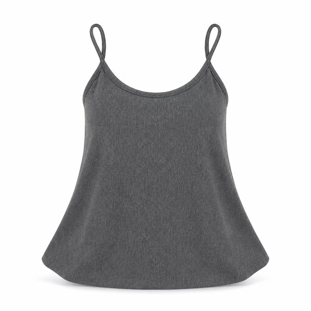 Boohoo Womens Grey   Camisole T-Shirt Size 8