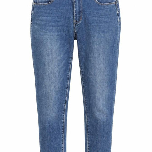 Classics Womens Blue  Denim Cropped Jeans Size 24 in L25 in