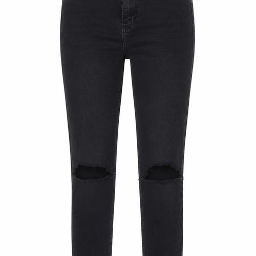 157 Womens Black  Denim Skinny Jeans Size S L28 in